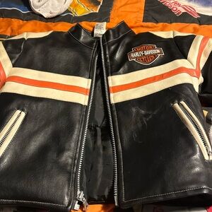 Boys Harley Davidson leather jacket